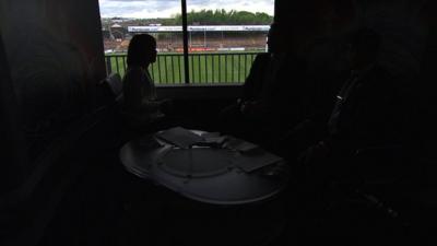 BBC Sport's Tanya Arnold and pundits Jamie Peacock and Jon Wilkin