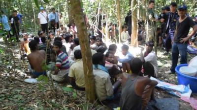 Bangladeshi migrants rescued from traffickers in Thailand