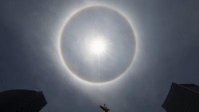 A solar halo in Mexico