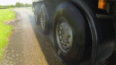 Lorry wheels