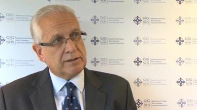 Betsi Cadwaladr University Health Board chief executive, Prof Trevor Purt