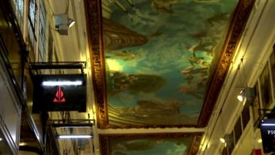 Piccadilly Arcade ceiling