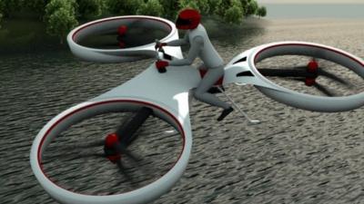 The flying bike