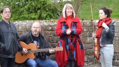 Maddy Prior and fellow musicians