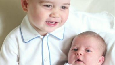 Prince George and Princess Charlotte