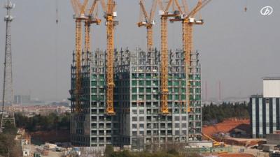 Construction site in China