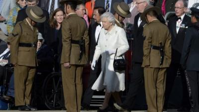 The Queen attending a pageant to mark 200 years of Gurkha service to the Crown