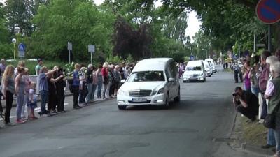 Cortege of Germanwings air crash victims arrives in Haltern