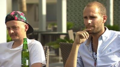 Jac Holmes and Harry, Britons who have been fighting against Islamic State in northern Syria