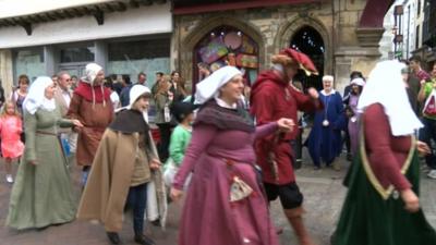 Magna Carta procession in Canterbury