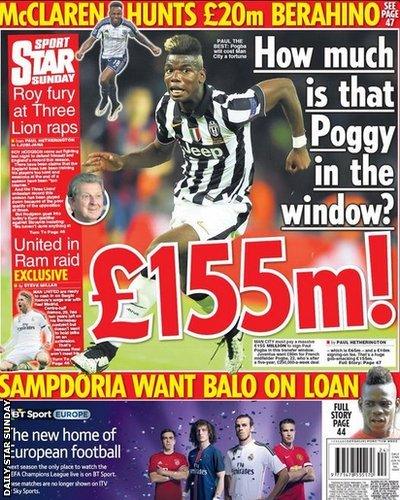 Daily Star Sunday back page