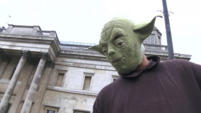 Yoda impersonator