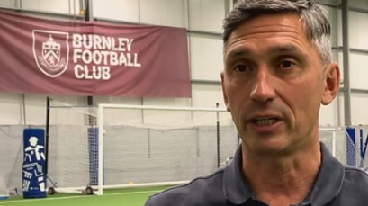 Burnley academy manager Chris Casper