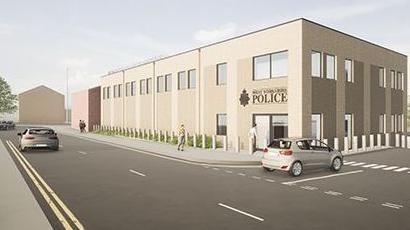 Artist's impression of how the new police station could look