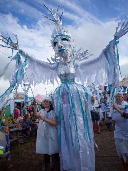 The site-wide Kids' Parade showcases the colourful and creative interpretations of this year’s theme: earth, water, fire and air.