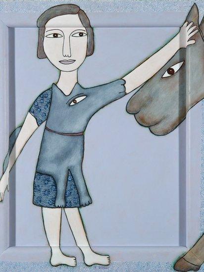 Painting by Eileen Schaer