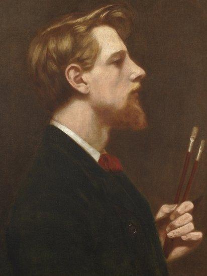 Thomas Cooper Gotch self portrait