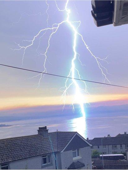 Lightning in Penzance