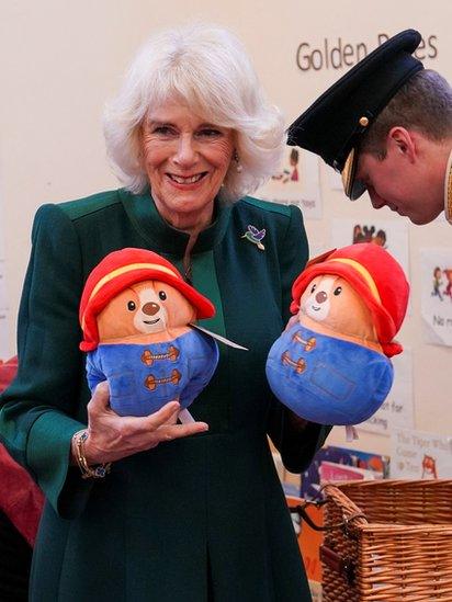 Camilla, the Queen Consort, at Barnardos nursery