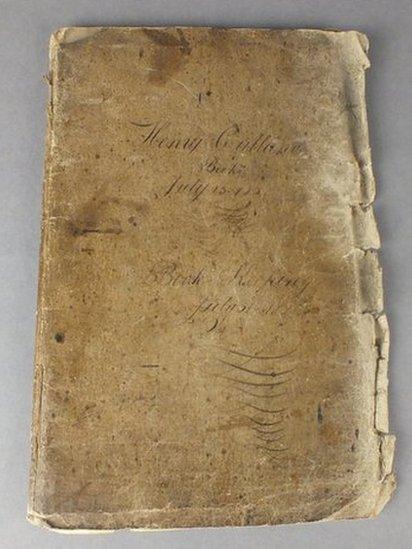 Henry Cuttance's ledger