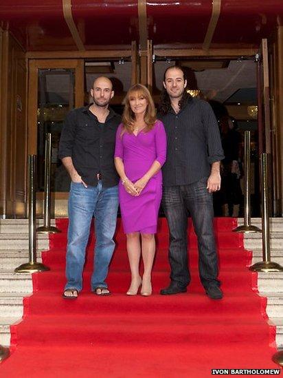 Jane Seymour and the Giovanni brothers