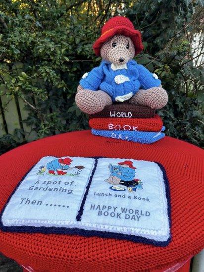 Paddington Bear postbox topper