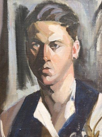 Self portrait by John Cyrlas Williams