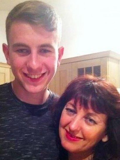 Michael Molloy and mother Frances