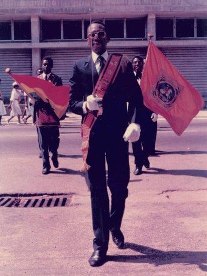 A Ghanaian Orangeman at the silver jubilee of the Accra Heroes of Peace