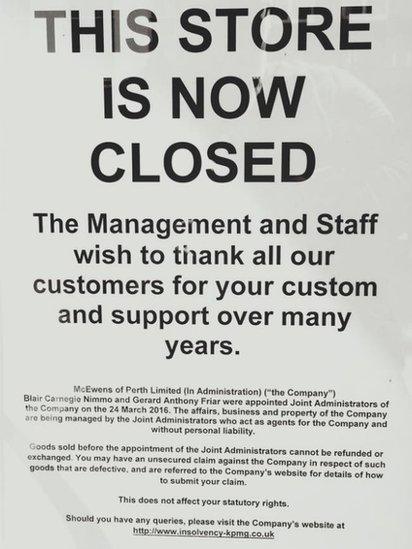 Customer notice