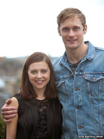 Bel Powley and Alexander Skarsgard