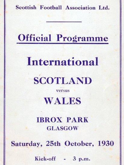 Match programme