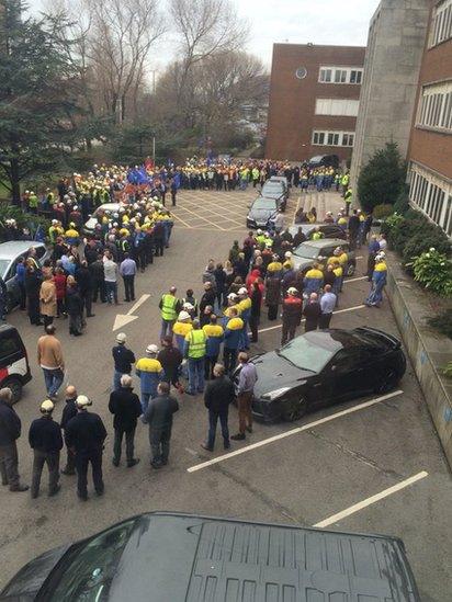 Tata Steel workers awaiting Mr Javid