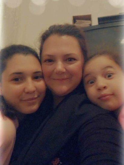 Tanya Borg and her daughters