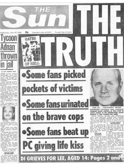 The Sun front page