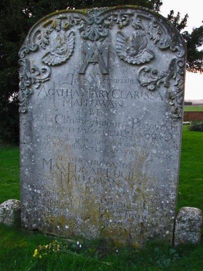 Agatha Christie's gravestone