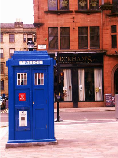 Box in a street