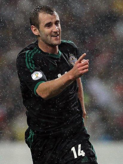 Niall McGinn fired O'Neill's team into the lead against Portugal - the team ranked third in the world in a World Cup game in October