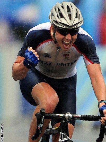 Nicole Cooke fulfils her Olympic ambitions with a stunning gold in the women's Beijing road race