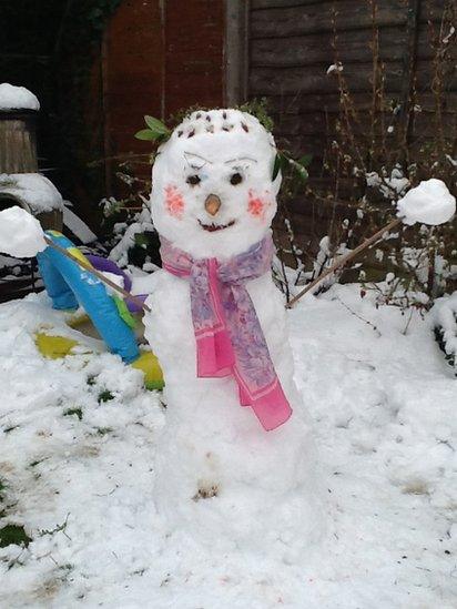 Snowman. Photo: Sofia Trelawny