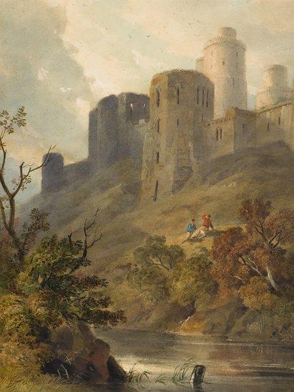 Kidwelly Castle gan Hugh Grecian Williams