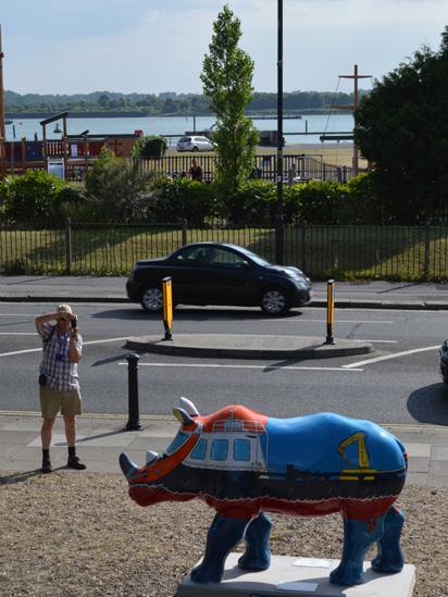 Rhino at Mayflower Park