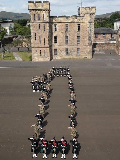 Soldiers from the Royal Highland Fusiliers