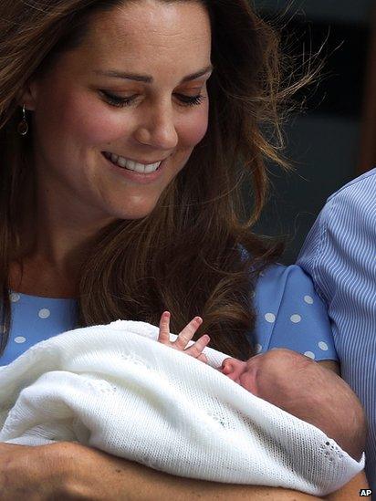 Kate leaving the hospital