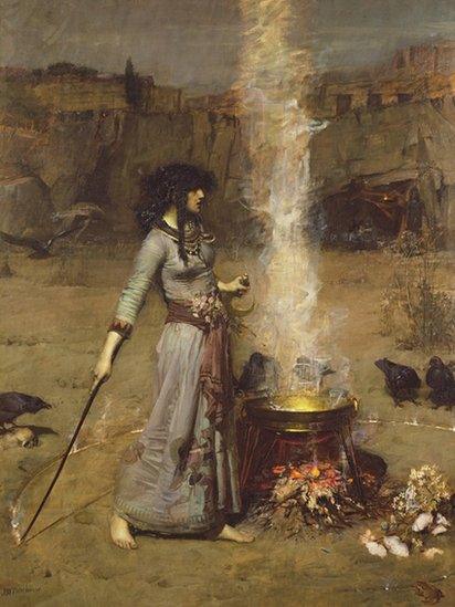 The Magic Circle by John William Waterhouse