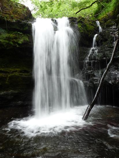 Pontneddfechan waterfall