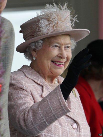 The Queen at the Braemar Gathering