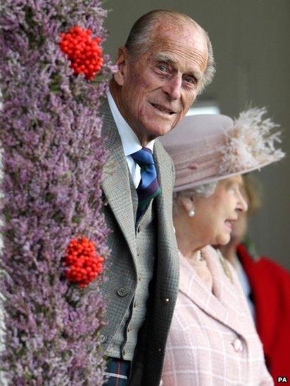 Prince Philip at the Braemar Gathering