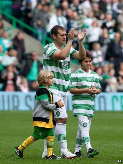 Stiliyan Petrov and his two sons