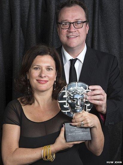 Julie Gardner and Russell T Davies